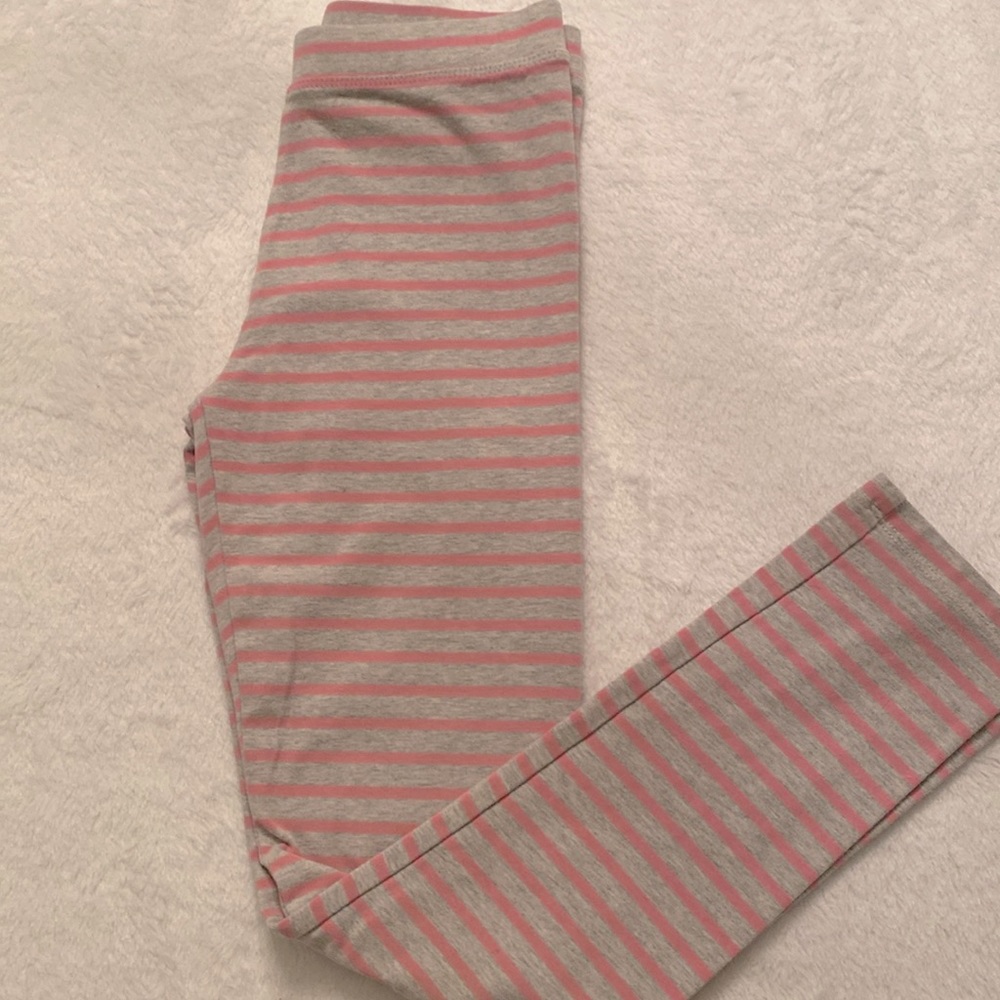 Crewcuts Girls Leggings Striped Size 8 EUC